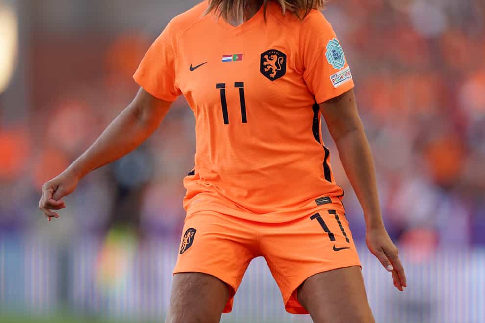 Netherlands’ Lieke Martens has been ruled out of the remainder of the Euro 2022 finals with a foot injury (Nick Potts/PA)