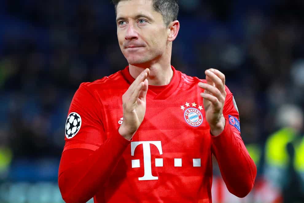 Robert Lewandowski had a year left on his deal with Bayern Munich (Adam Davy/PA)