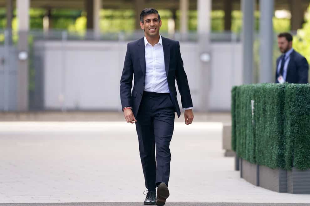 Tory leadership frontrunner Rishi Sunak has set out plans for the UK to achieve ‘energy sovereignty’ by 2045 (Victoria Jones/PA)