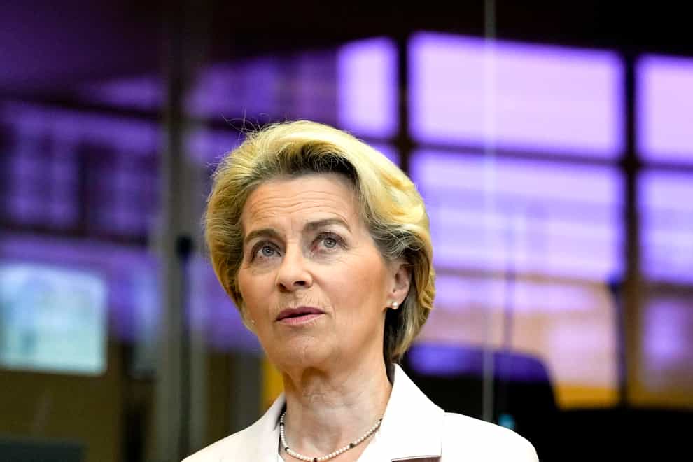 European Commission president Ursula von der Leyen (Virginia Mayo/AP)