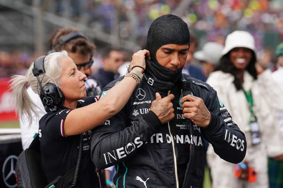 Lewis Hamilton, right, will not take part in first practice at the French Grand Prix (David Davies/PA)