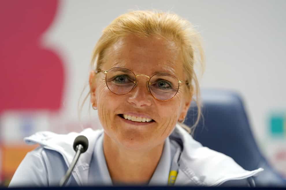 Sarina Wiegman will lead England into their Euro 2022 quarter-final after recovering from coronavirus. (Nick Potts/PA)