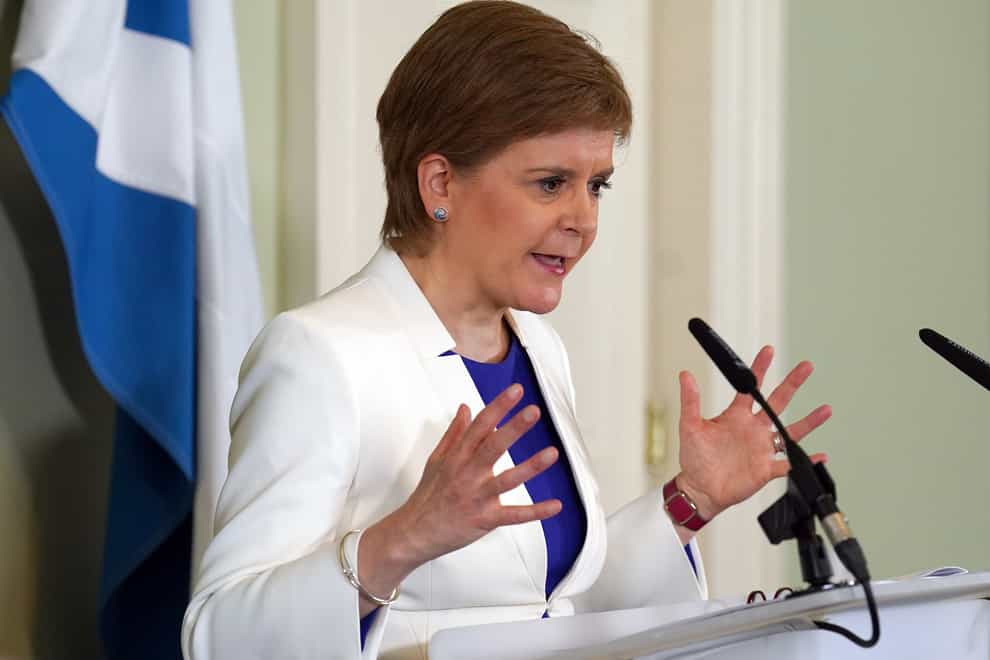 First Minister Nicola Sturgeon has been criticised in the Lords (Andrew Milligan/PA)