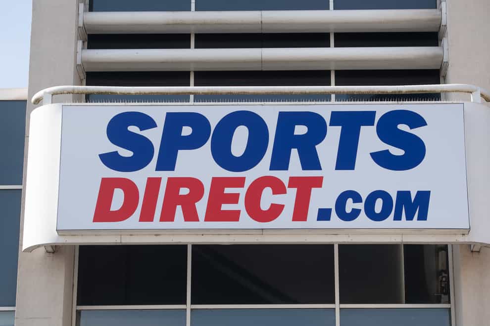 Sports Direct owner Frasers Group said it is set for bumper profits despite warning over supply chain issues and the increased cost of living (Joe Giddens/PA)