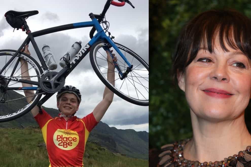 Ride4Hugo has raised £115,000 for four charities in memory of Hugo Yaxley and his aunt, actress Helen McCrory (Ride4Hugo/PA)
