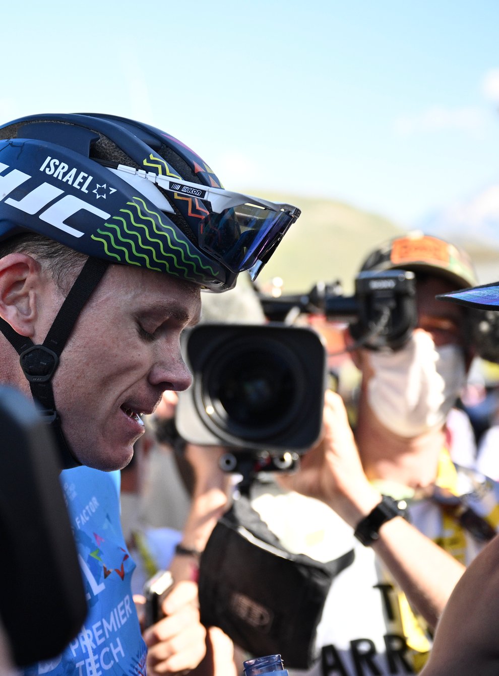Chris Froome has been forced to leave the Tour de France after testing positive for Covid-19 (Marco Bertorello/AP)