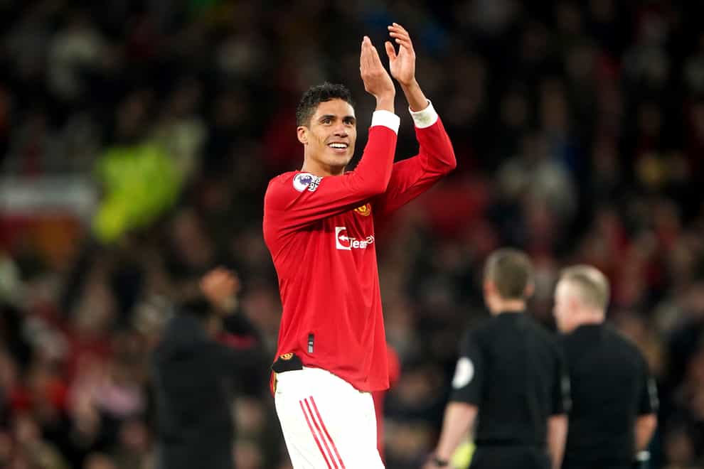 Raphael Varane does not regret joining Manchester United (PA)