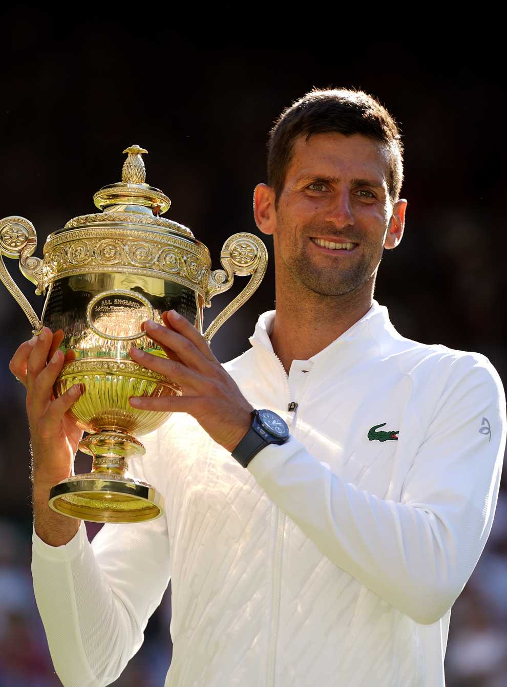 Wimbledon champion Novak Djokovic will compete at this year’s Laver Cup (Adam Davy/PA)