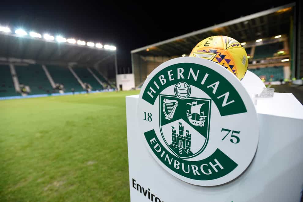 Hibernian are out of the Premier Sports Cup (Ian Rutherford/PA)