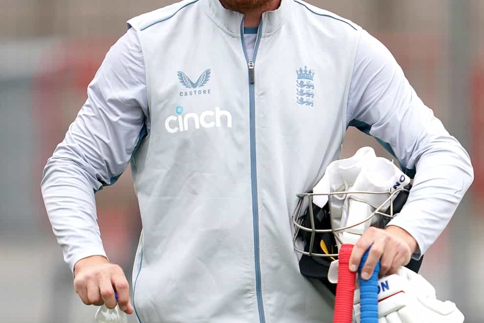 England’s Jonny Bairstow during a training session at Emirates Old Trafford, Manchester (Zac Goodwin/PA)