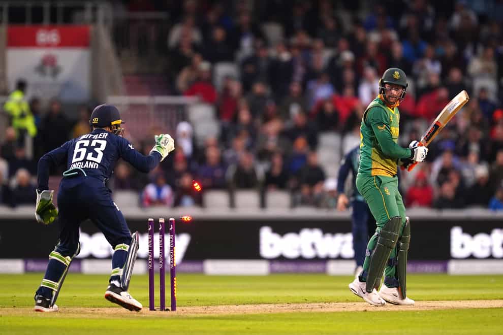 South Africa’s Heinrich Klaasen confessed to playing “old school tricks” and stalling for time during his side’s series-levelling defeat against England (Mike Egerton/PA)