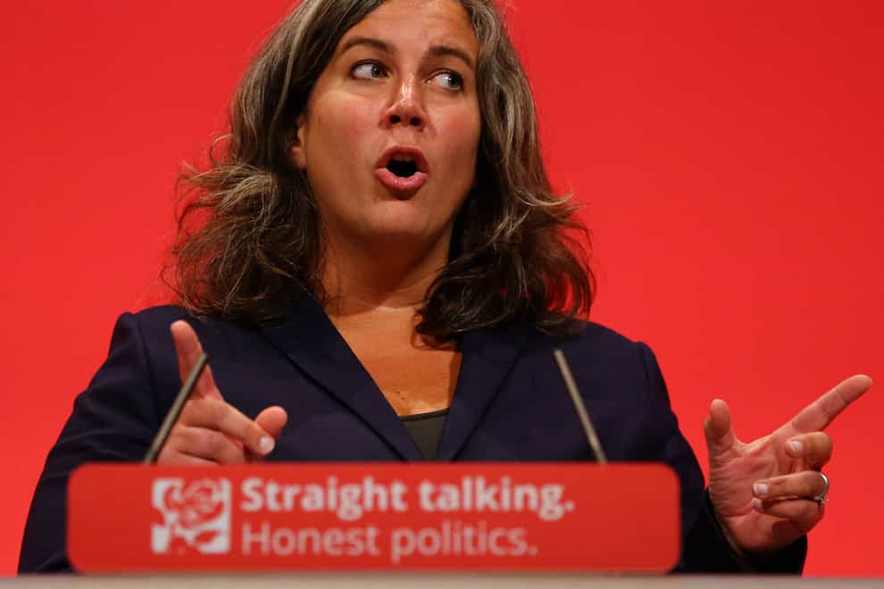 Heidi Alexander giving a speech at the Labour Party’s annual conference in 2015 (Gareth Fuller/PA)