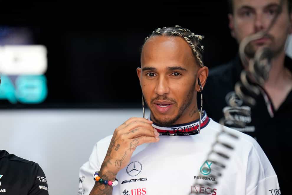 Lewis Hamilton will start fourth on the grid in France (Manu Fernandez/AP)
