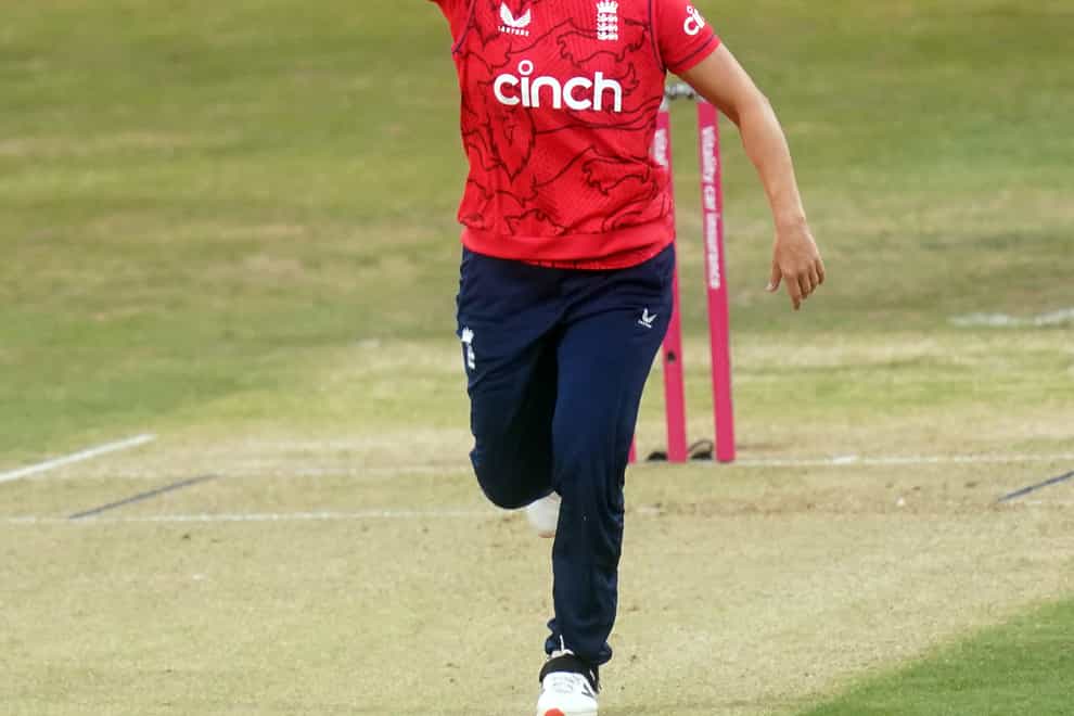 Katherine Brunt took her 103rd T20 international wicket to surpass Anya Shrubsole (Adam Davy/PA)