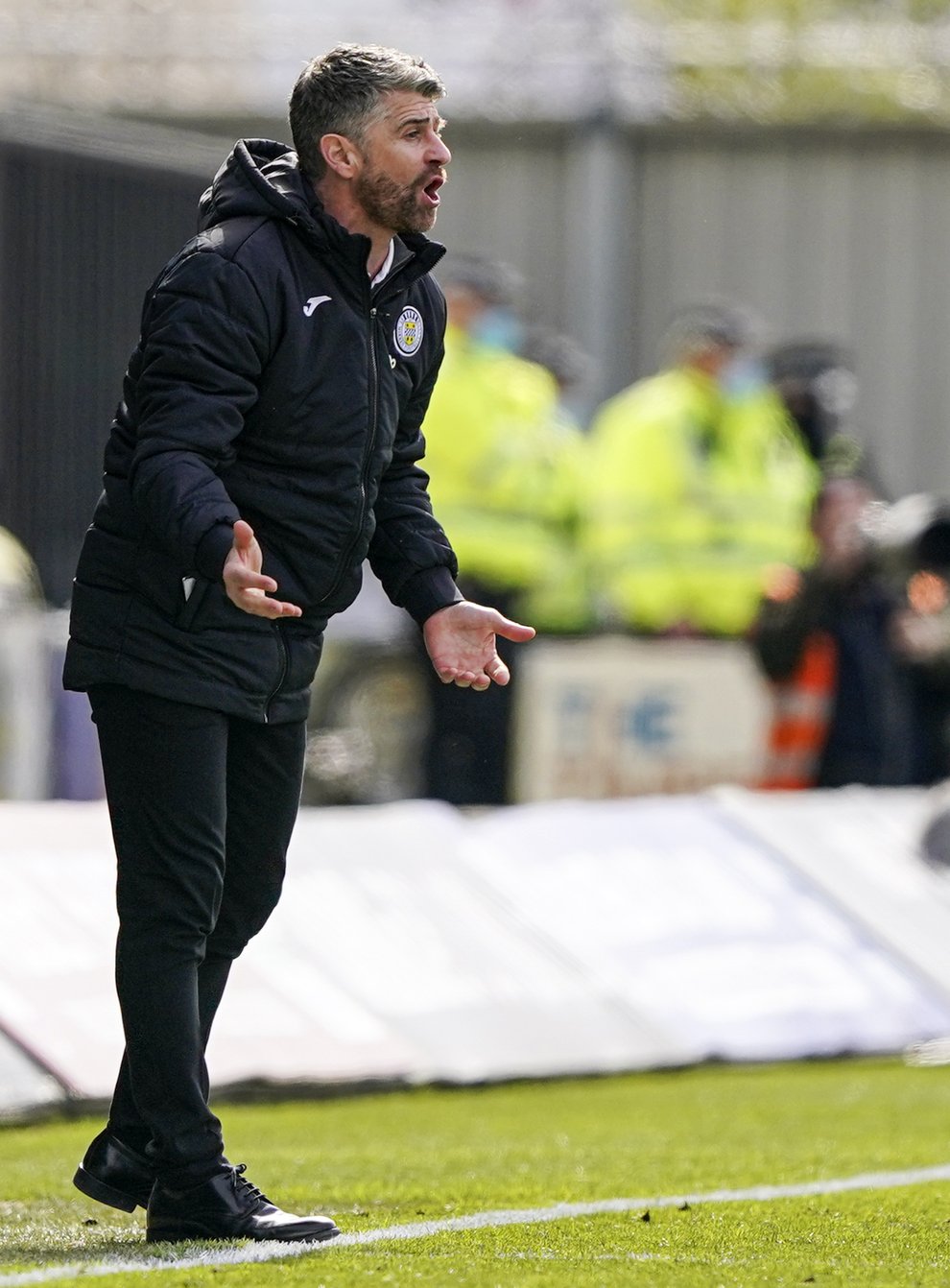 St Mirren manager Stephen Robinson was happier with his side (Andrew MIlligan/PA)