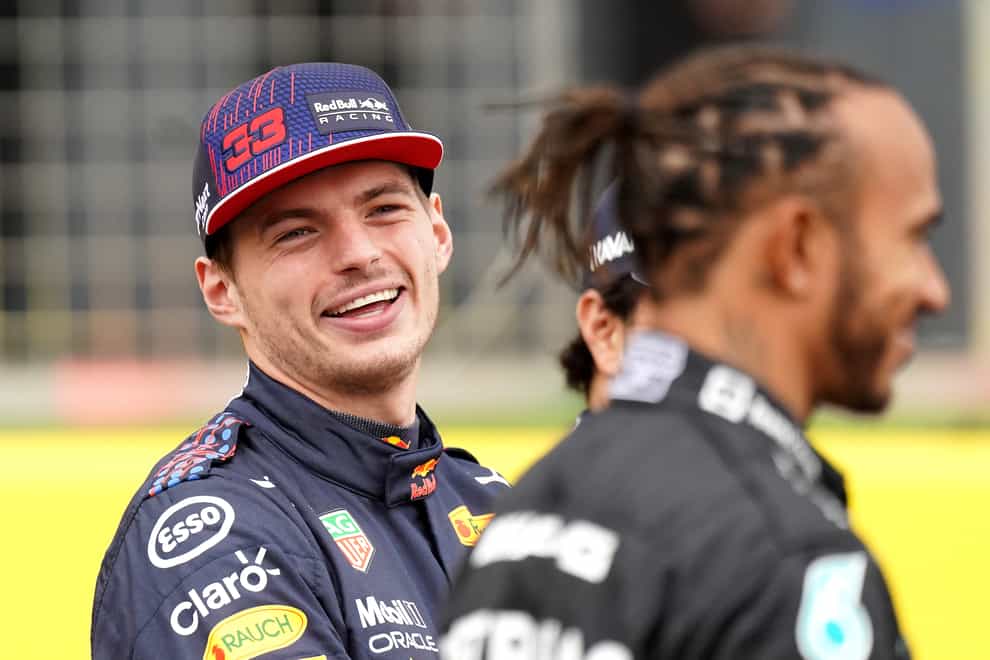 Lewis Hamilton has tipped Max Verstappen to win the world championship (Tim Goode/PA)