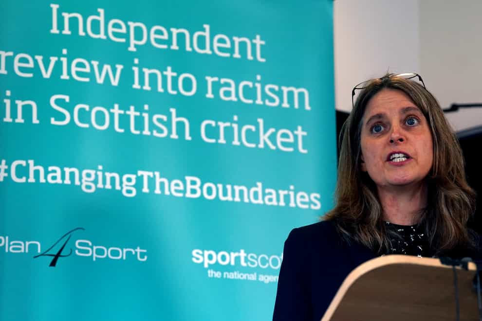 Louise Tideswell of Plan4Sport was shocked at Cricket Scotland’s racism (Andrew Milligan/PA)