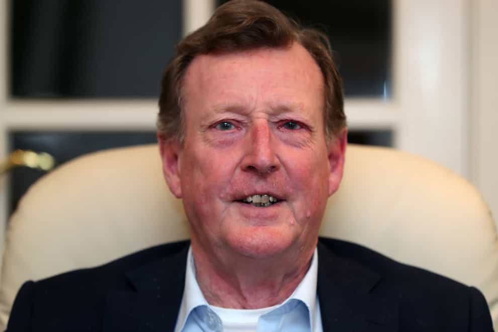 File photo dated 8/4/2018 of former UUP Leader David Trimble reflects on the Good Friday agreement at his home in Lisburn Northern Ireland. The former Northern Ireland first minister has died, the Ulster Unionist Party has announced. Issue date: Monday July 25, 2022.