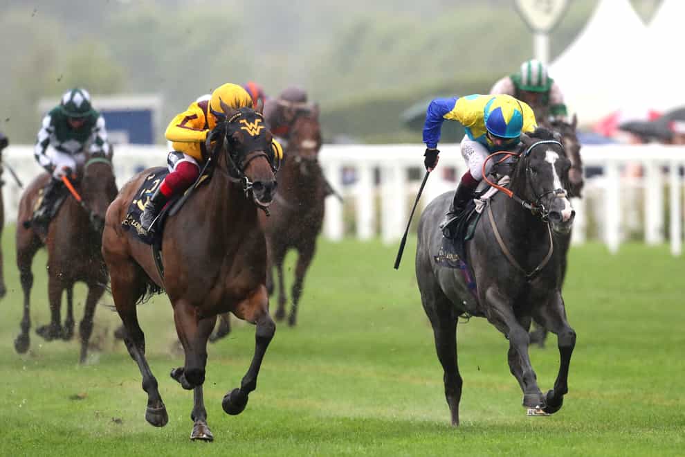 Dragon Symbol (left) here running in the Commonwealth Cup at Royal Ascot last year, bids to get back on track at Hamilton on Saturday (David Davies/PA)