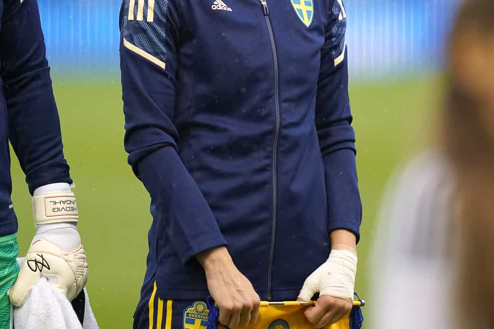 Sweden’s Kosovare Asllani during the UEFA Women’s Euro 2022 quarter-final match at Leigh Sports Village (Nick Potts/PA)