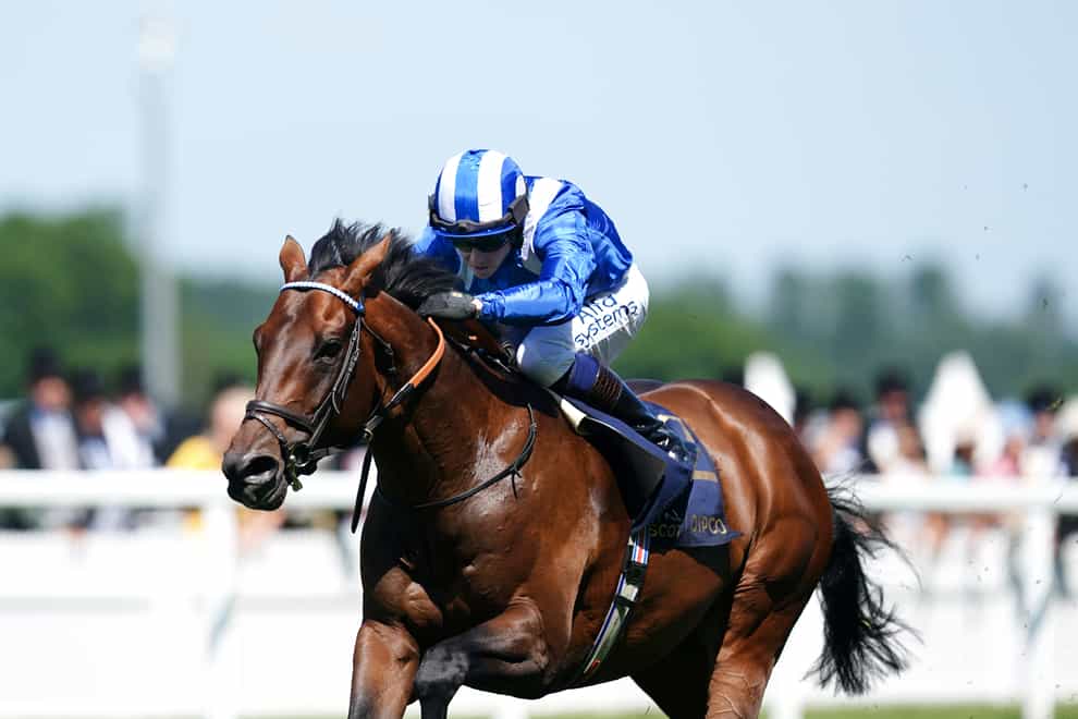 Baaeed on his way to winning the Queen Anne Stakes (David Davies/PA)