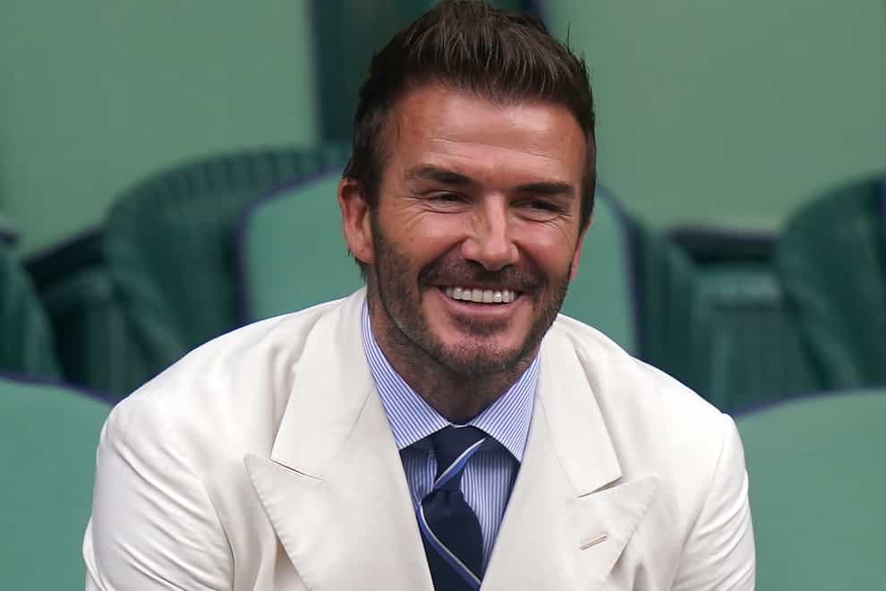David Beckham has congratulated the Lionesses on a “special night” (Adam Davy/PA)