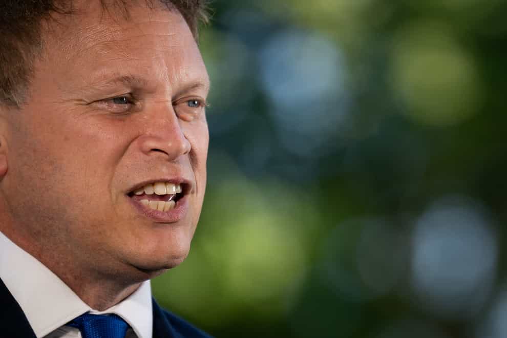 A long-term funding proposal made to Transport for London is the Government’s ‘final offer’, according to Transport Secretary Grant Shapps (Aaron Chown/PA)