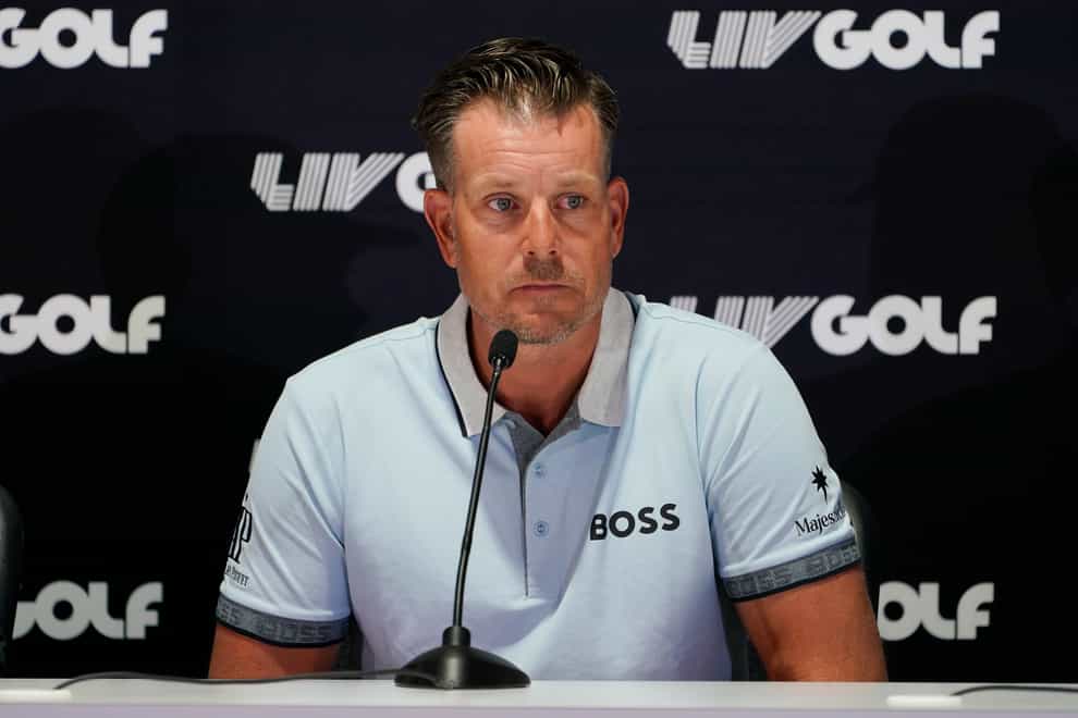 Henrik Stenson has reiterated his disappointment at losing the Ryder Cup captaincy due to joining LIV Golf (Seth Wenig/AP)