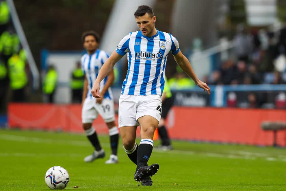 Matty Pearson is a doubt for Huddersfield’s season opener against Burnley (Barrington Coombs/PA)