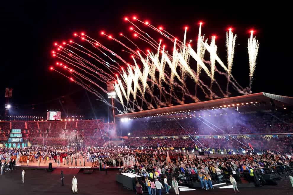 The Birmingham 2022 Commonwealth Games officially opened at the Alexander Stadium in Birmingham on Thursday night (Jacob King/PA)