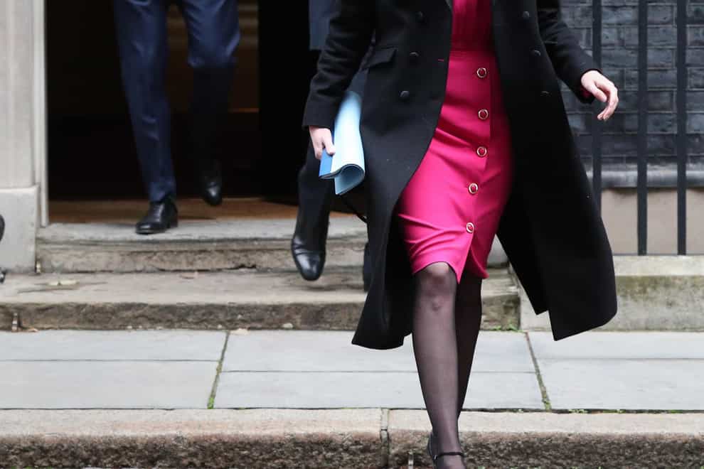 Cleo Watson leaving 10 Downing Street while working as a senior aide (Jonathan Brady/PA)