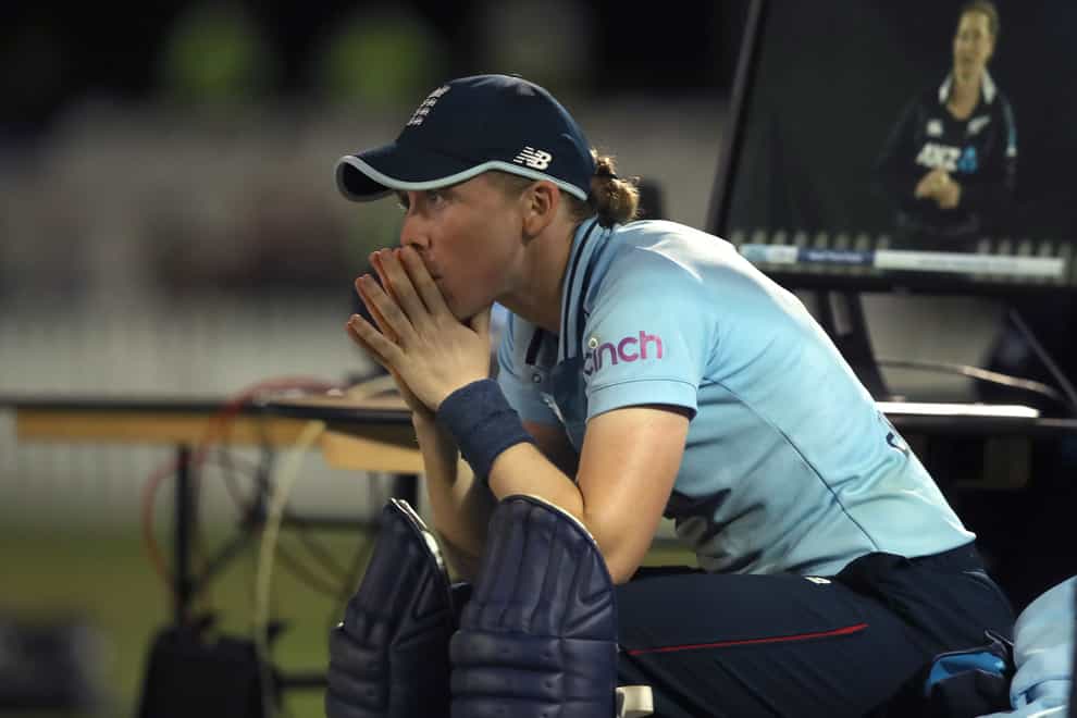 Injury keeps Heather Knight on the sidelines (Simon Marper/PA)