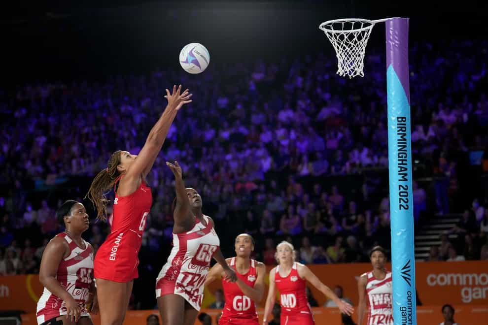 Geva Mentor starred as England started the defence of their Commonwealth netball title (Tim Goode/PA)