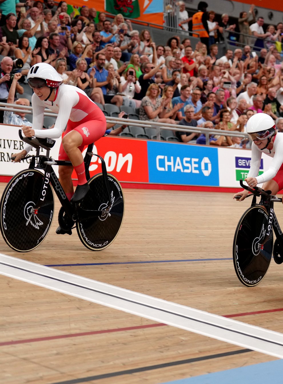 Laura Kenny and England took bronze in the women’s team sprint (John Walton/PA)