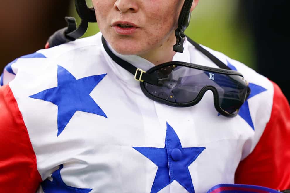 Jockey Laura Pearson is set for a spell on the sidelines (PA Wire)