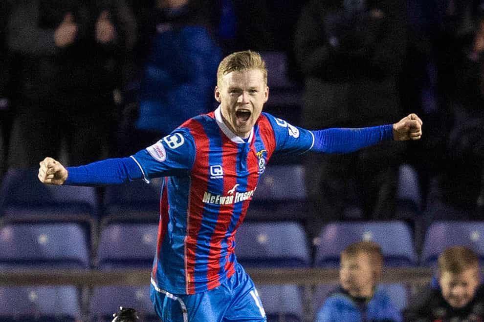 Billy McKay earned a point for Inverness (Jeff Holmes/PA)