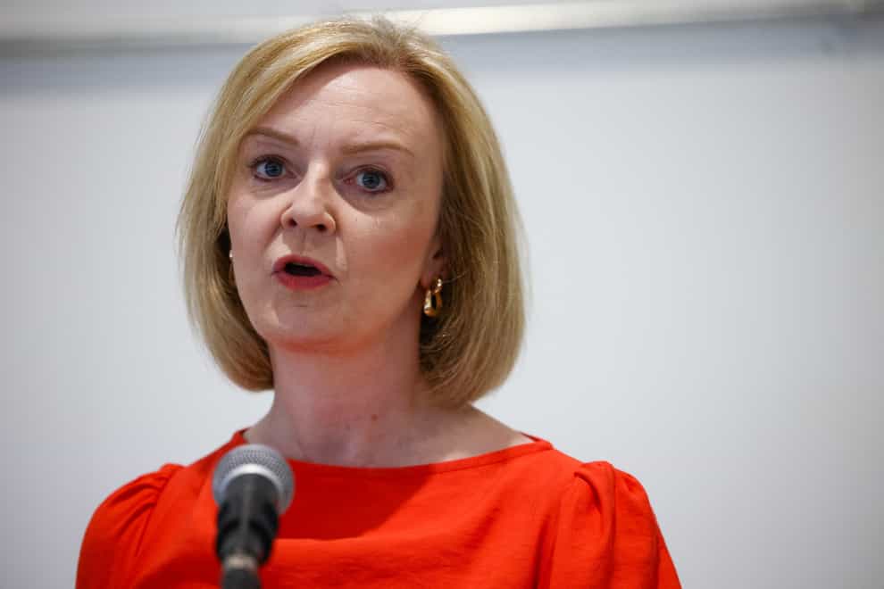 Liz Truss is pitching herself as the ‘education prime minister’ (Henry Nicholls/PA)