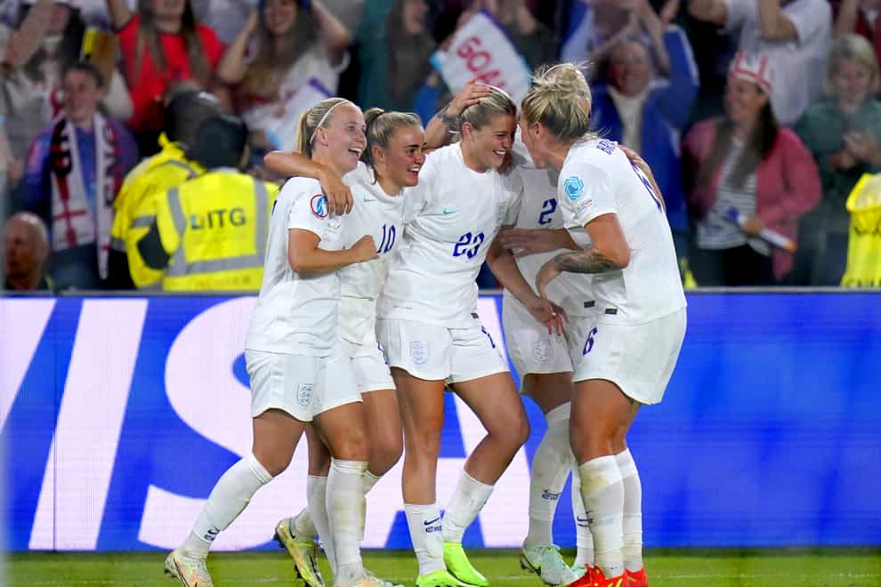 England coasted to semi-final success over Sweden to set up a final against Germany (Danny Lawson/PA)