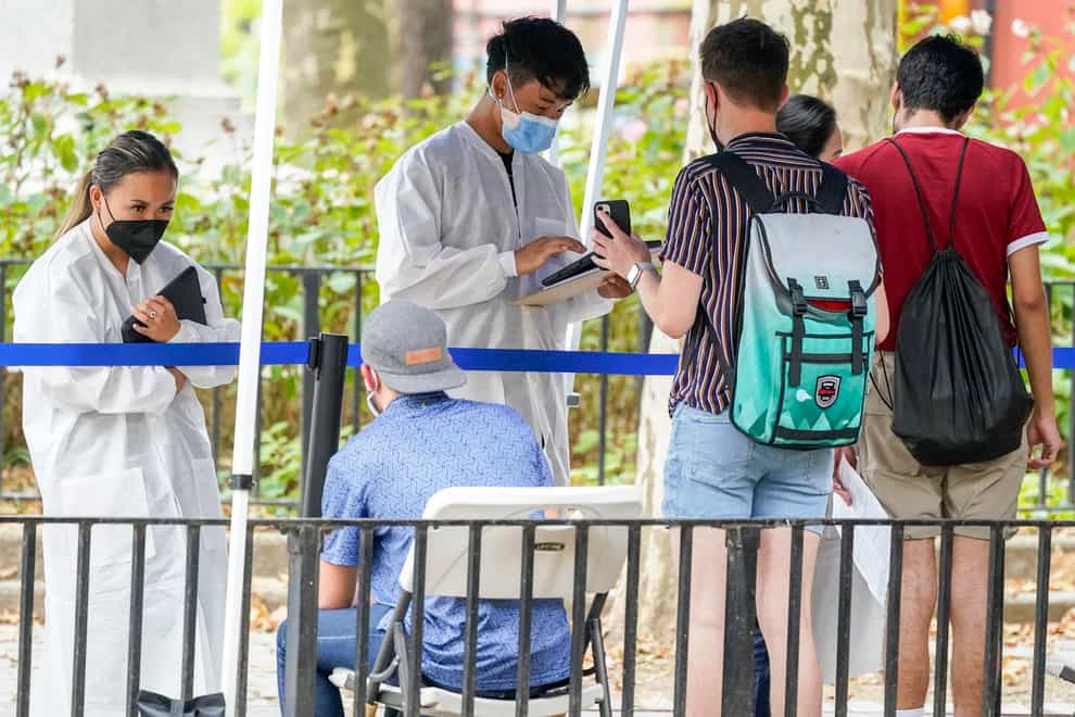 Officials have described New York City as ‘the epicentre’ of the US monkeypox outbreak as a public health emergency was declared (Mary Altaffer/AP)