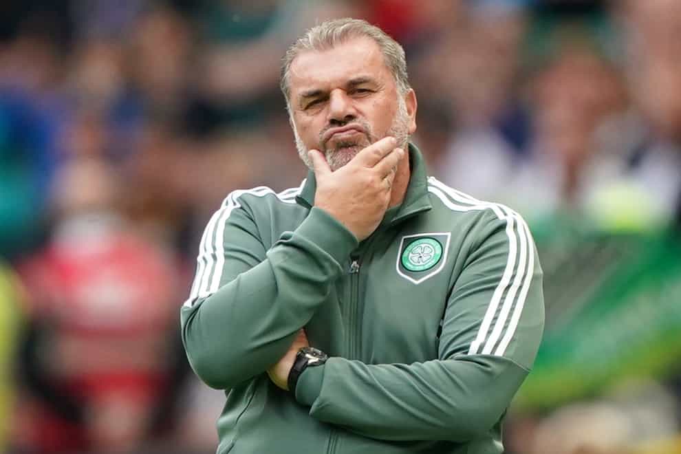 Ange Postecoglou called out wasteful Celtic (Andrew Milligan/PA)