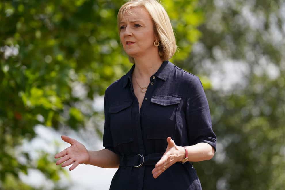 Liz Truss wants to make British farmers more competitive if she becomes prime minister (Joe Giddens/PA)