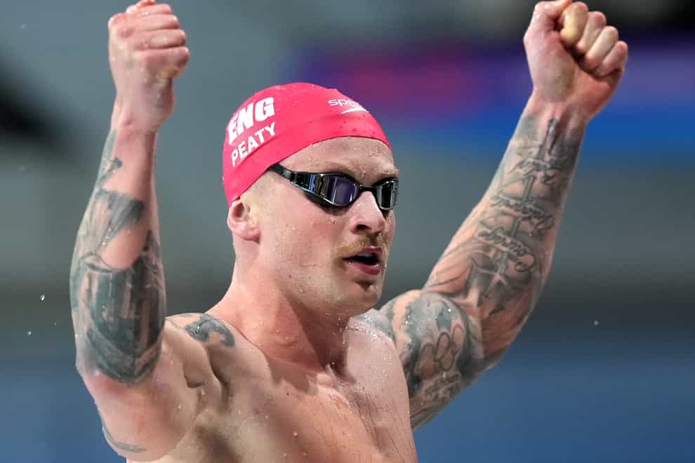 Adam Peaty is racing in the 50m breaststroke on day four (Tim Goode/PA)