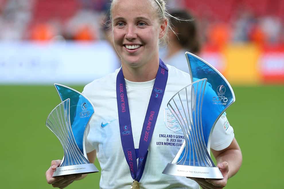 Beth Mead after England’s victory over Germany (Nigel French/PA).