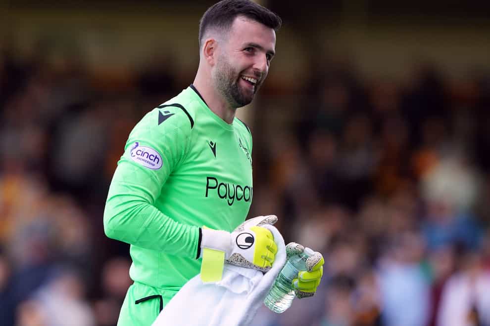 Motherwell goalkeeper Liam Kelly kept out St Mirren (Andrew Milligan/PA)
