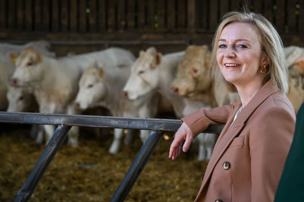 Liz Truss is widely seen as the frontrunner to be the next prime minister (Finnbarr Webster/PA)