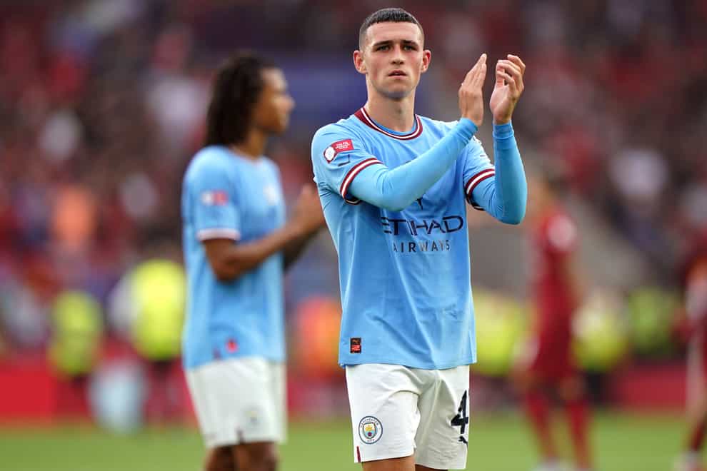 Phil Foden and Manchester City have reportedly agreed terms on a new contract for the 22-year-old midfielder (Joe Giddens/PA)