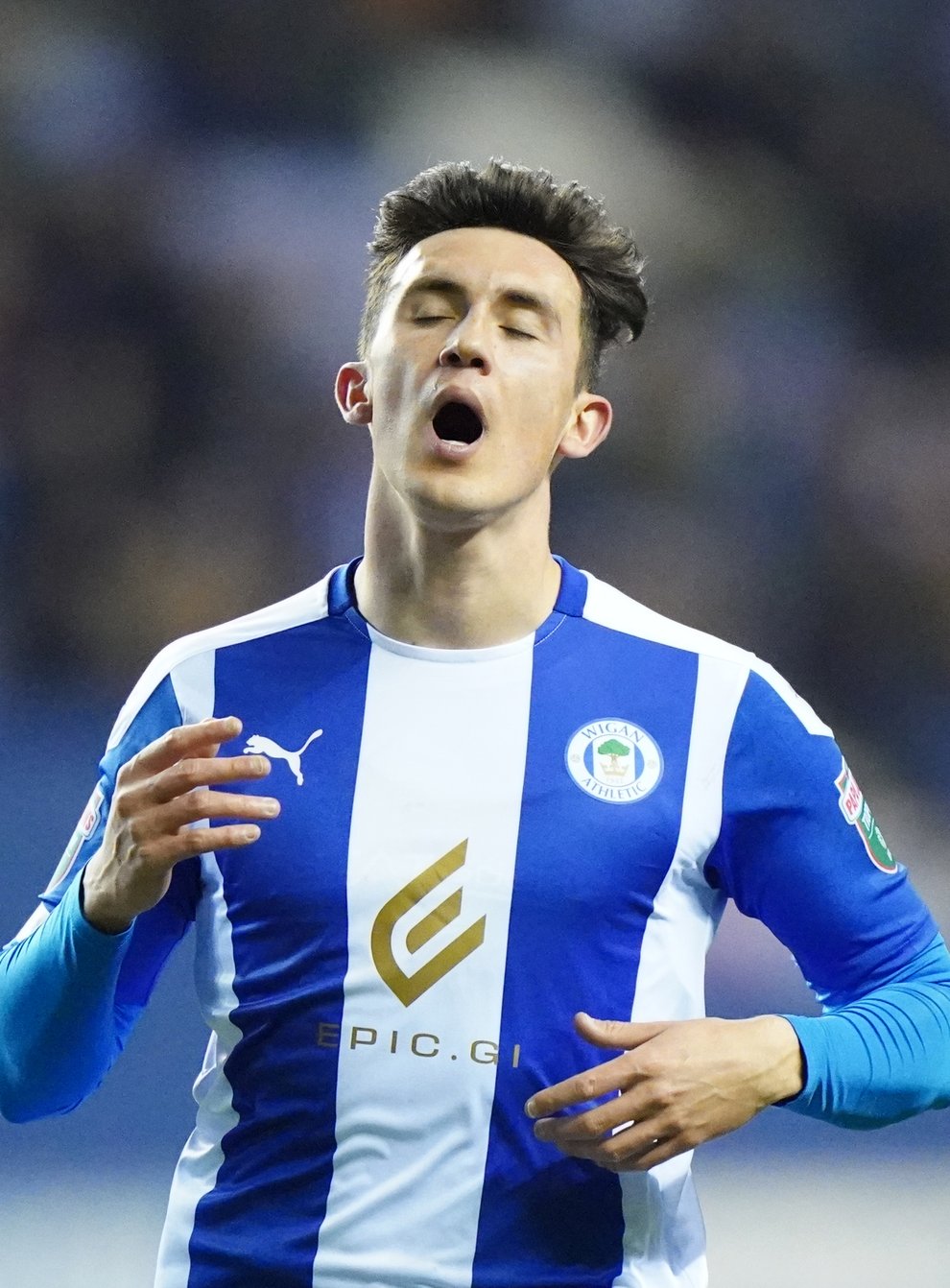 Wigan Athletic’s Jamie McGrath joins Dundee United on loan (Tim Goode/PA)