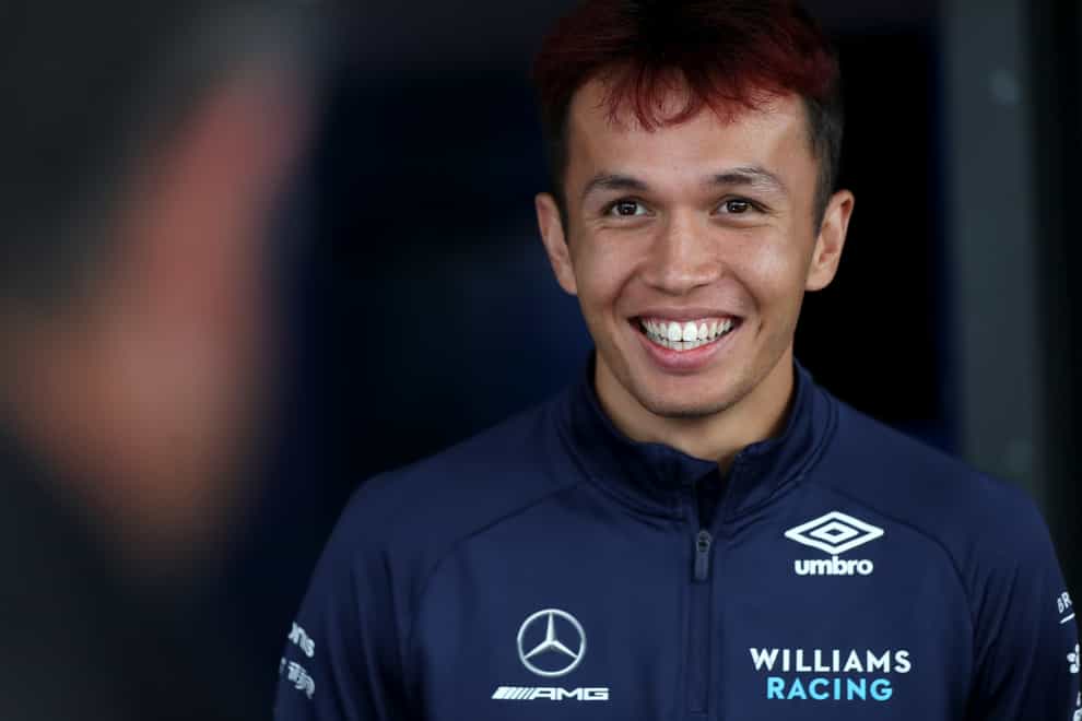 Alex Albon has signed a new deal with Williams (Bradley Collyer/PA)