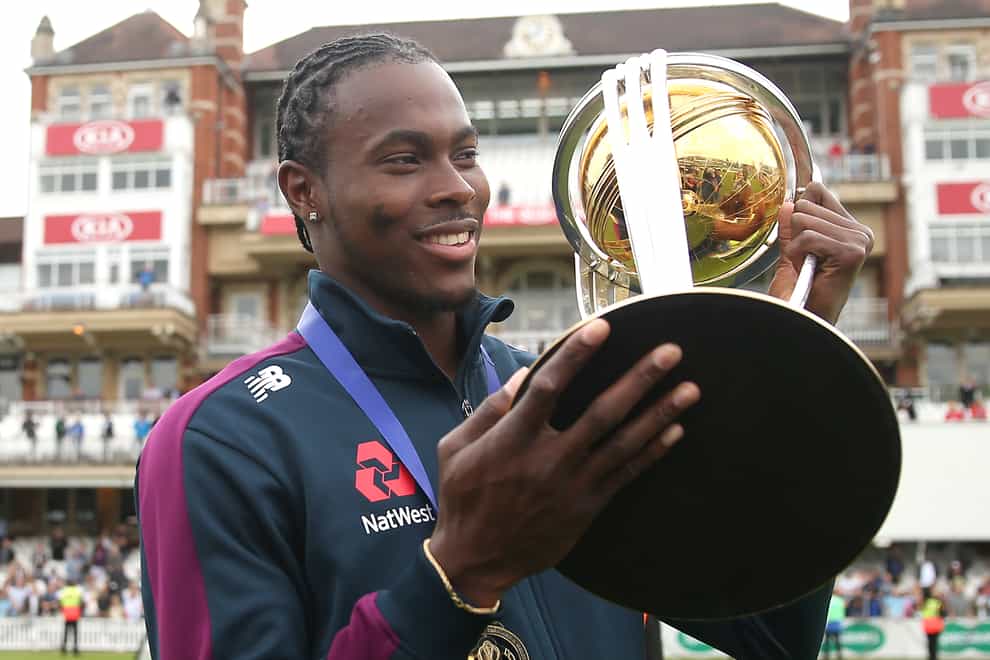 Jofra Archer helped England win the 2019 World Cup (Steven Paston/PA)