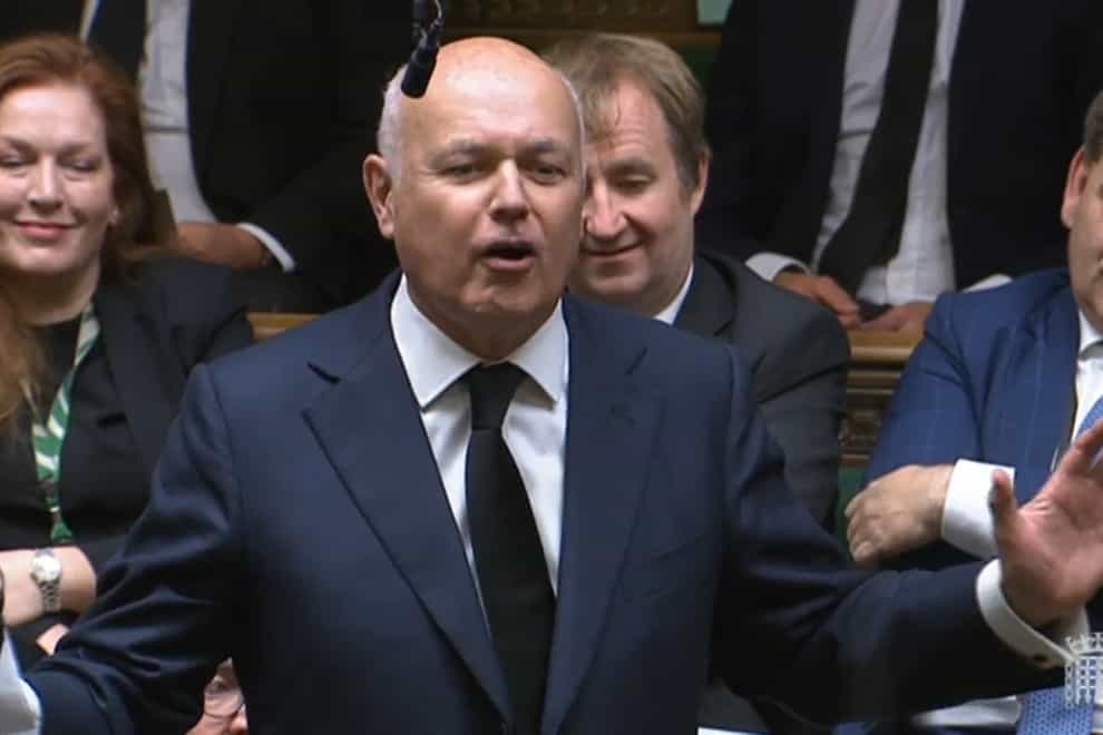 Sir Iain Duncan Smith said it is time to ‘turn the tables’ on the SNP (House of Commons/PA)